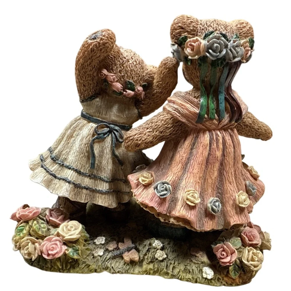 Vintage Young’s Berry Hill Bears Spring Encore 1997 Dancing Bears Figurine